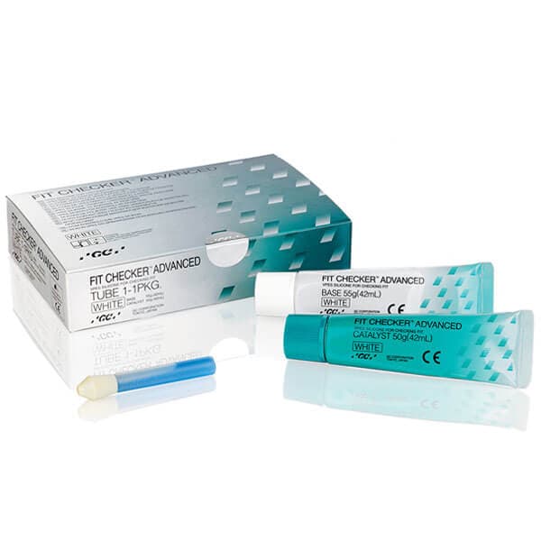 GC FIT CHECKER ADVANCED, (55g Base + 50g Catalyst), White