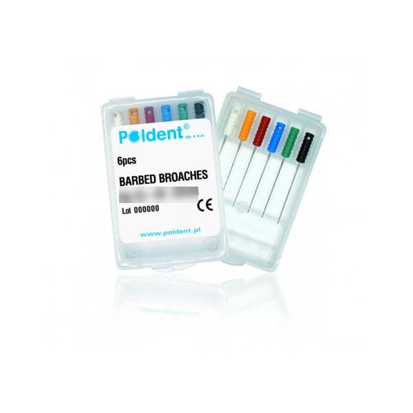 Barbed Broach 25mm #4 Blue