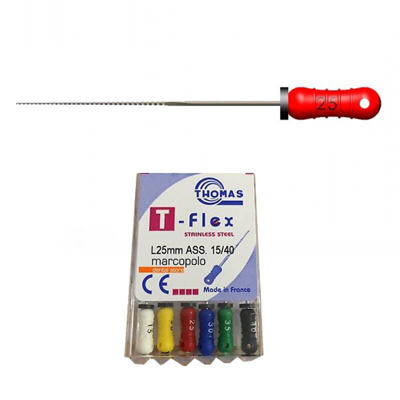 Thomas K-File T-Flex 25mm #30 Stainless Steel