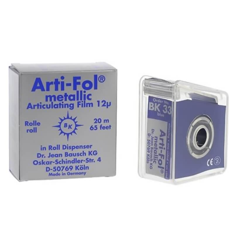 Bausch Arti-Fol 8µm (Blue), Double Sided, Width 20mm, Length 20m