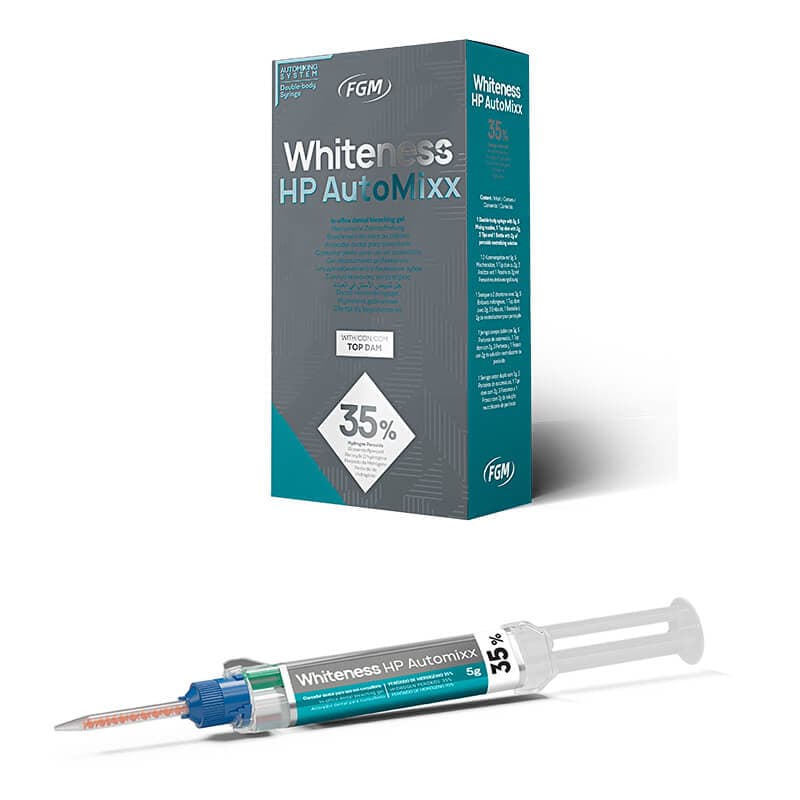 Whiteness HP AutoMixx 35%, Bleaching in-office use Kit, 3x Patients