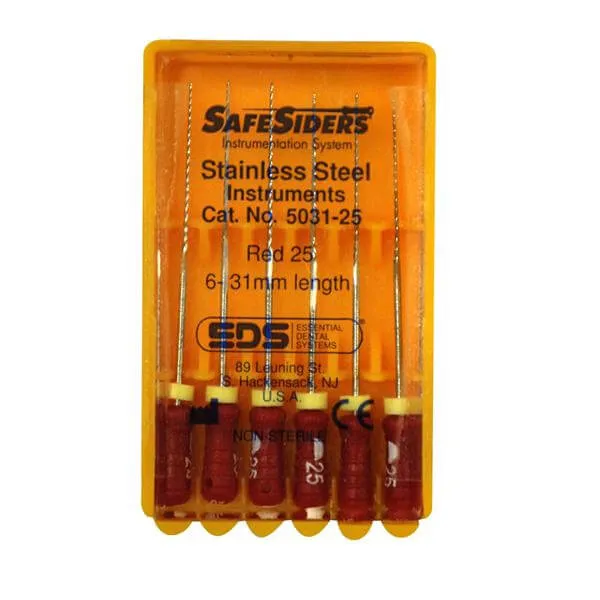 SafeSiders Nickel-Titanium Refill (Brown, 25mm Length), #08