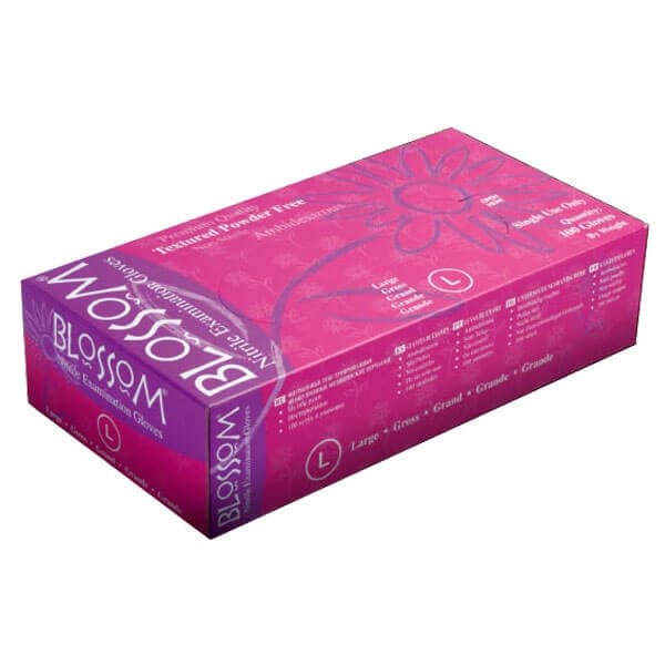 Powder Free Nitrile Exam Gloves, Medium (Lilac), PK/100