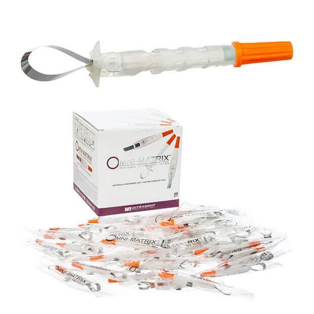 Omni-Matrix SS, Winged 6.5 mm 0.001" (.025 mm) Orange, PK/48