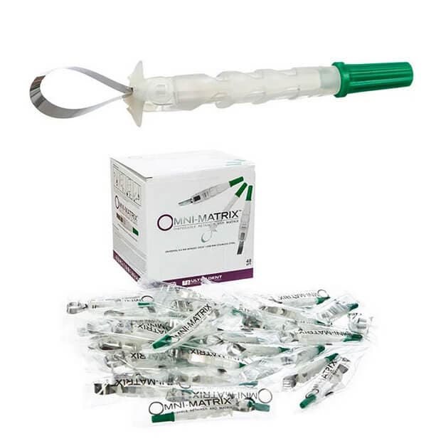 Omni-Matrix SS, Winged 6.5 mm 0.0015" (.038 mm) Green, PK/48