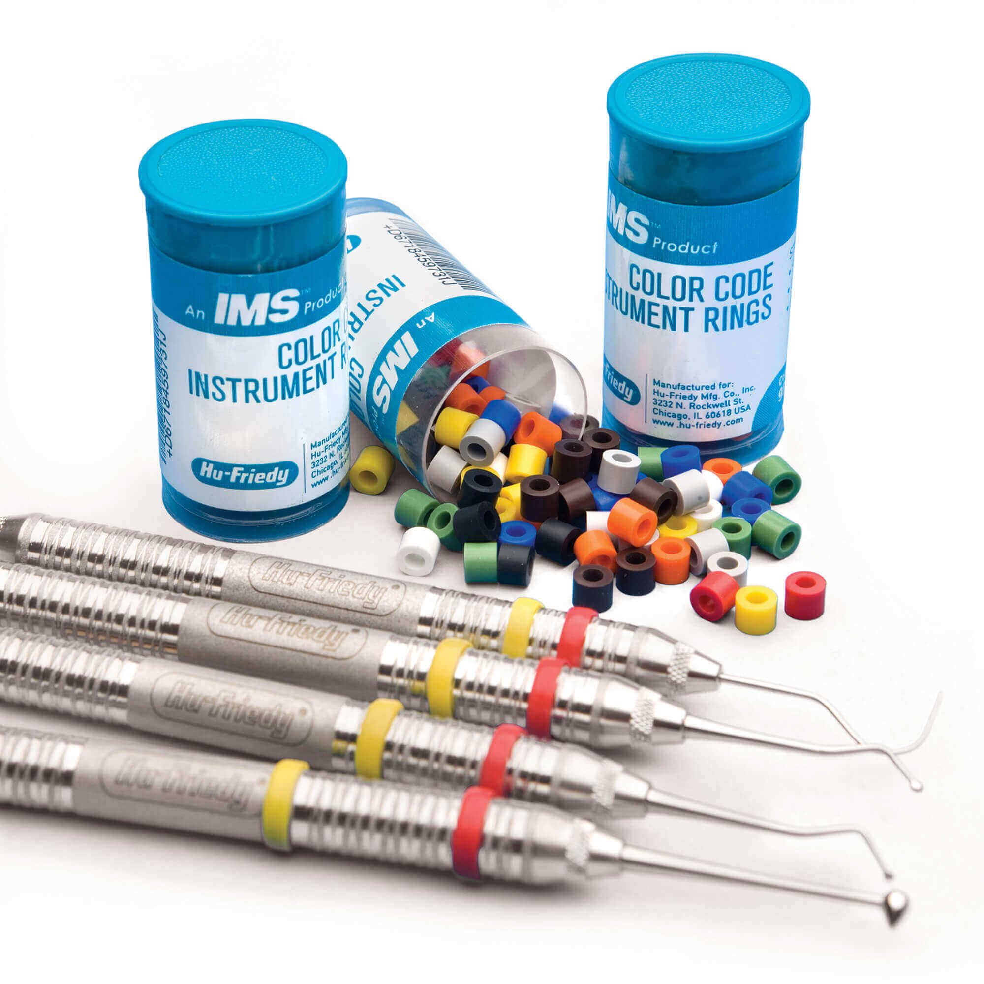 IMS Color Code Instrument Rings, Assorted, PK/90