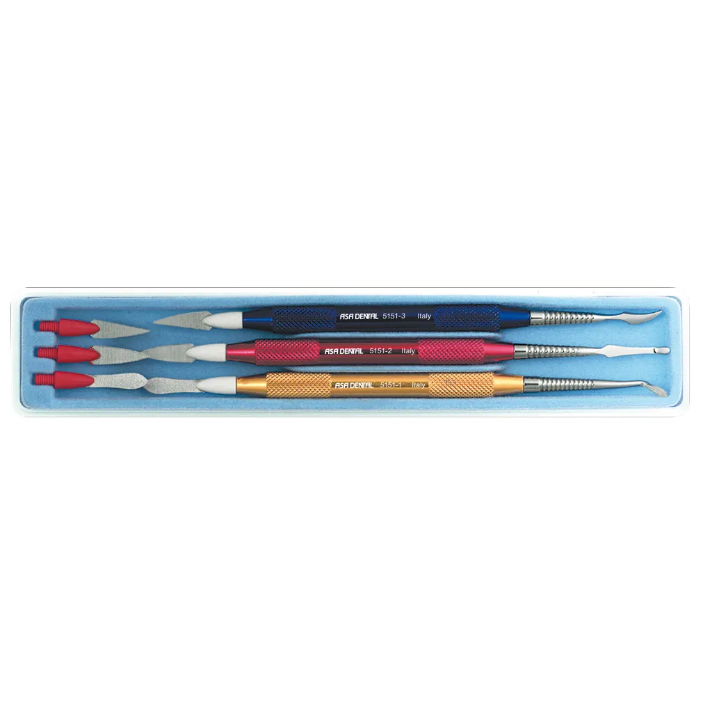 Complete Case with Wax Modelling and Porcelain Instruments