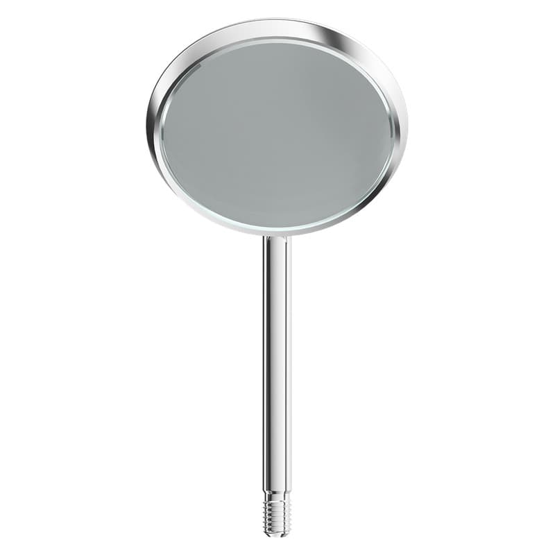 Mouth Mirror Rhodium Size 5