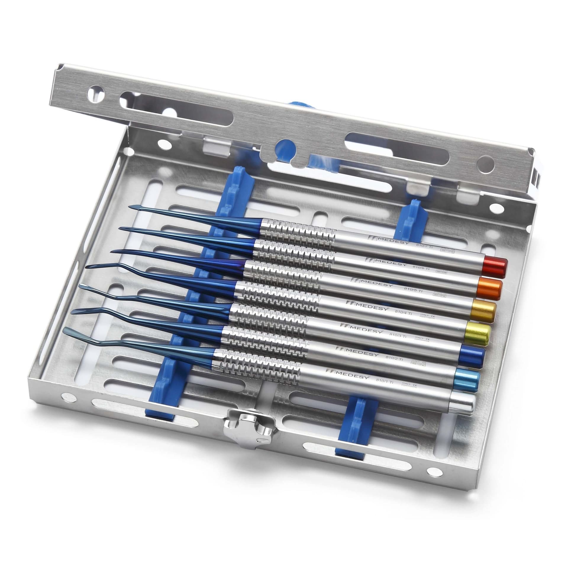 Mini Elevator Serrated Titanium Kit/7 Pieces