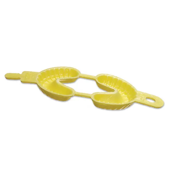 Fluoride Trays, Medium, Yellow, Upper/Lower