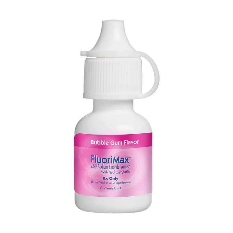 FluoriMax Varnish, Bubble Gum, 2.5% SF, 8ml Bottle