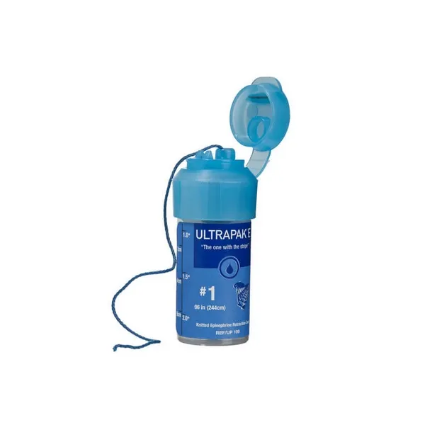Ultrapak E, Knitted Retraction Cord (with Epinephrine) Size #1