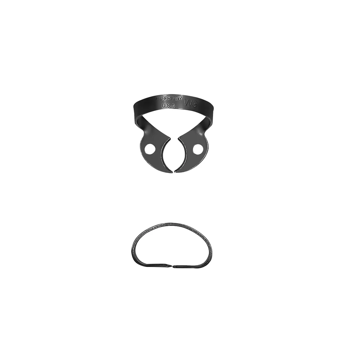 Rubber Dam Clamp #W3, Lower Molar, BlackLine