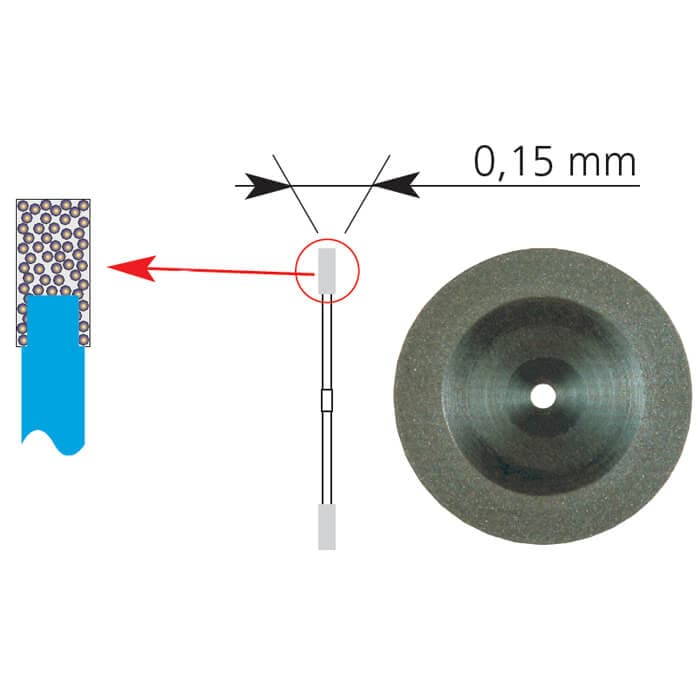 SIDIA-FLEX, Electroplated Sintered Diamond Disc, Super Fine Grit