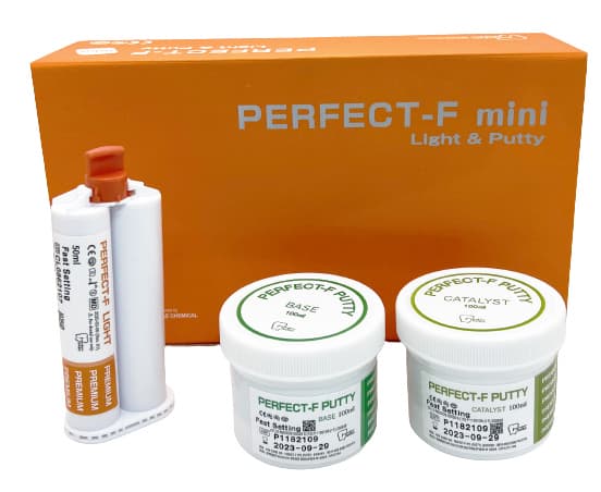 Perfect-F Mini Set, Light Body & Putty Silicone Impression Kit