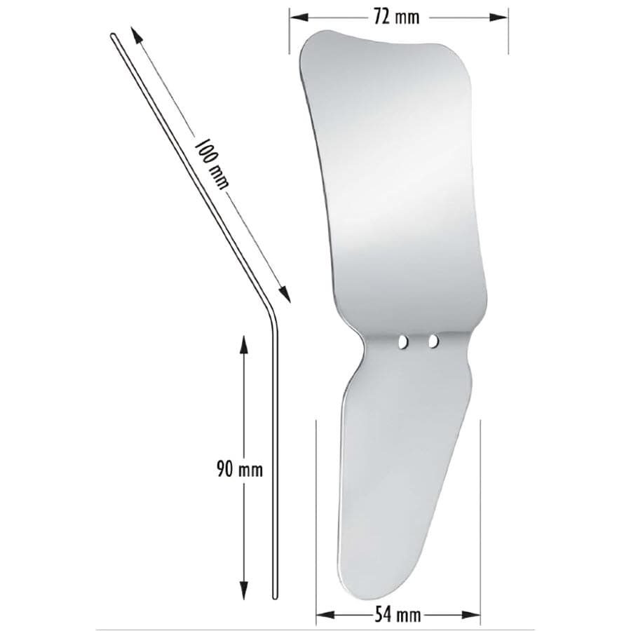 Dental Mirror for Intraoral Photography, High-Quality Reflective Surface