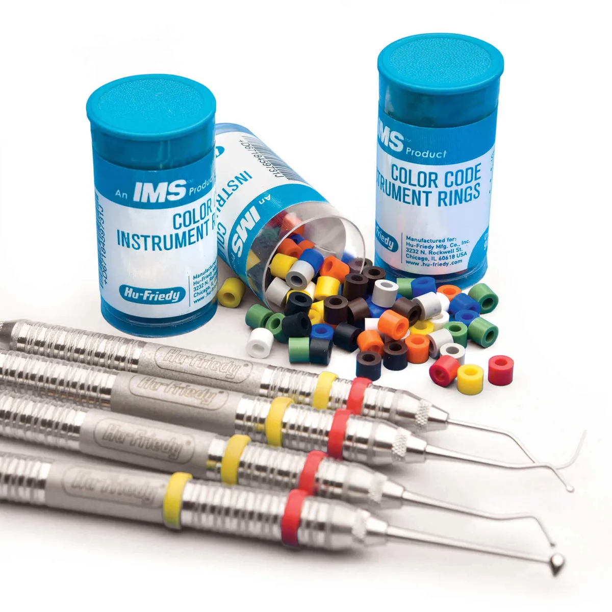 IMS Color Code Instrument Rings, Assorted, PK/90