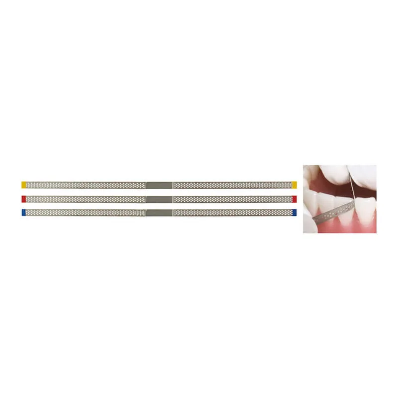 Diamond Perforated Interproximal Strips, Narrow 2.5mm (Fine) PK/10