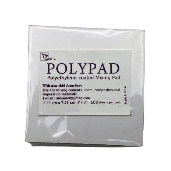 Mixing Pad Sheet 3"x3" , Book/100 Sheets