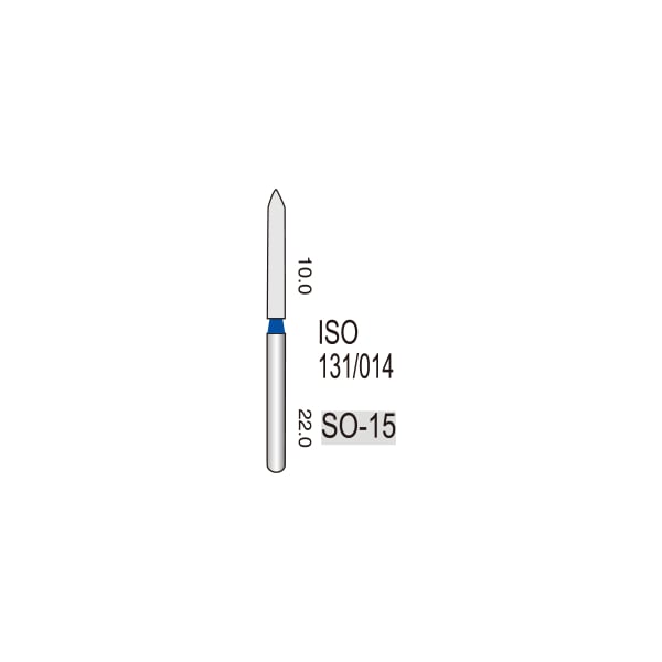 Straight Ogival End (Torpedo) SO-15, Standard Grit, 131/014